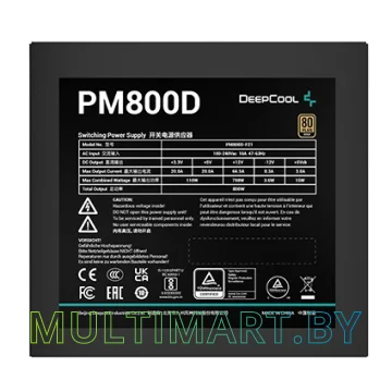 Блок питания DeepCool PM800D 800W (R-PM800D-FA0B-EU) картинка 3